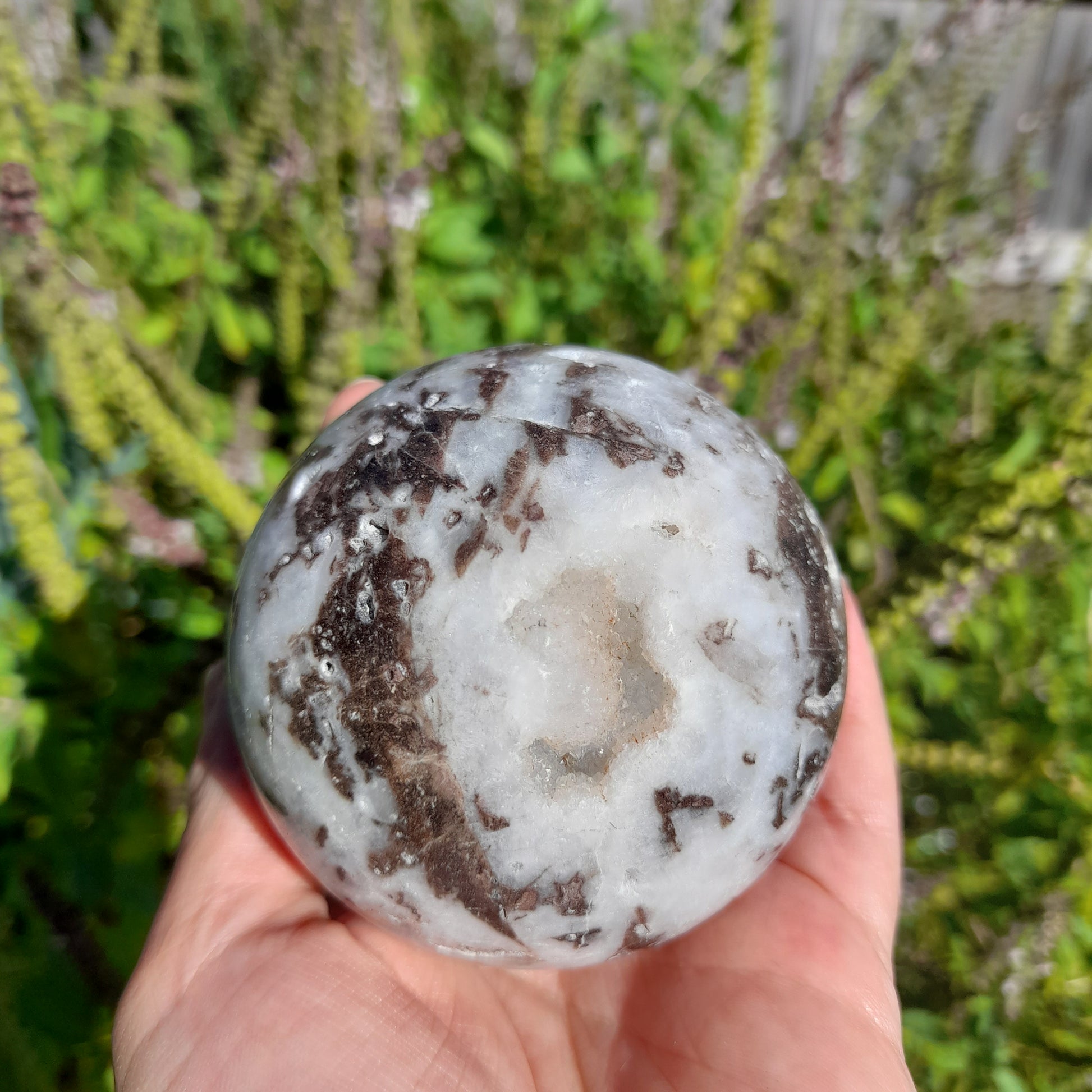 Sphalerite Crystal Ball - White Crystal for sale - Power crystal ball