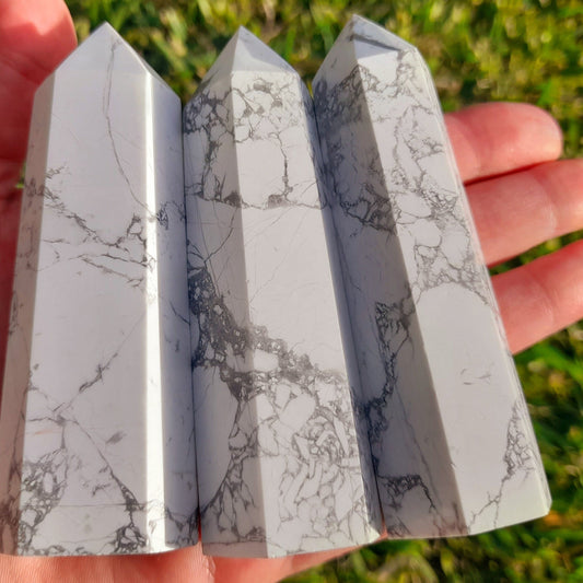 White crystal for sale - Howlite crystal Australia - Howlite crystal Sydney - Howlite crystal for sale