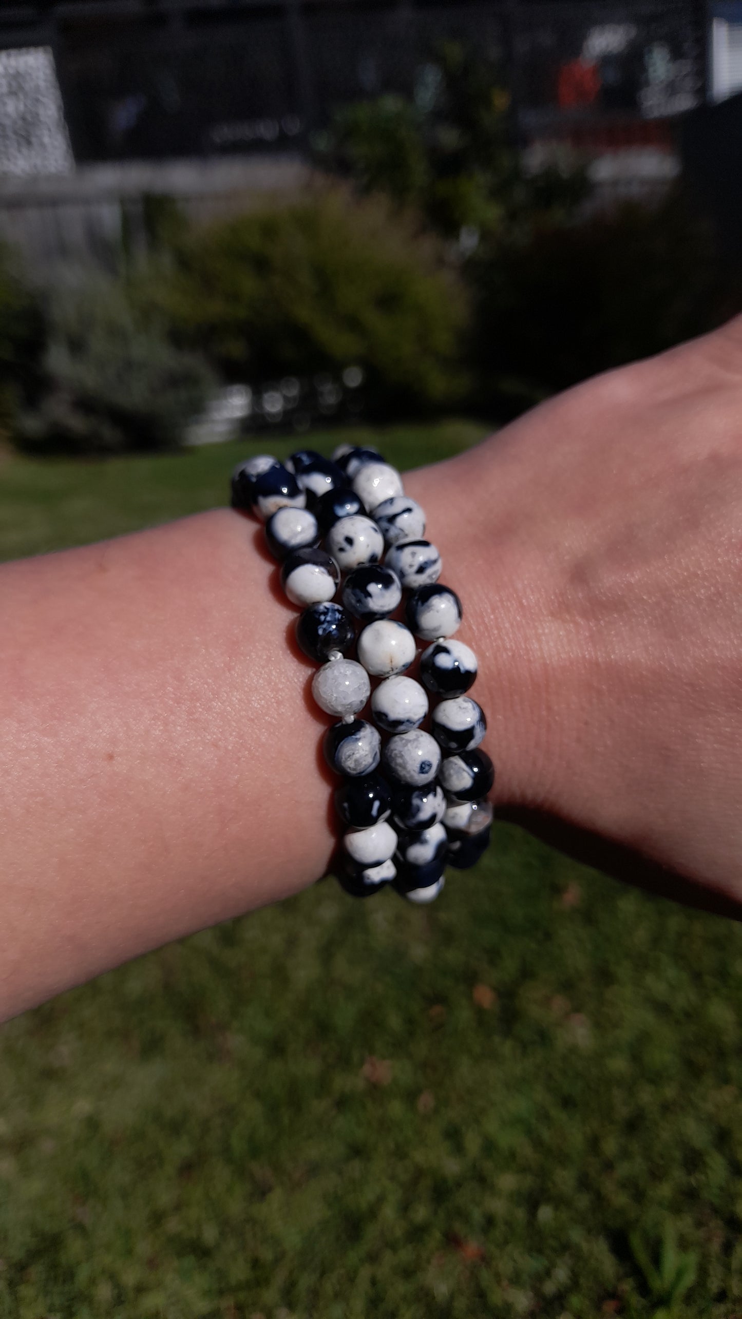 Orca Agate Bracelet