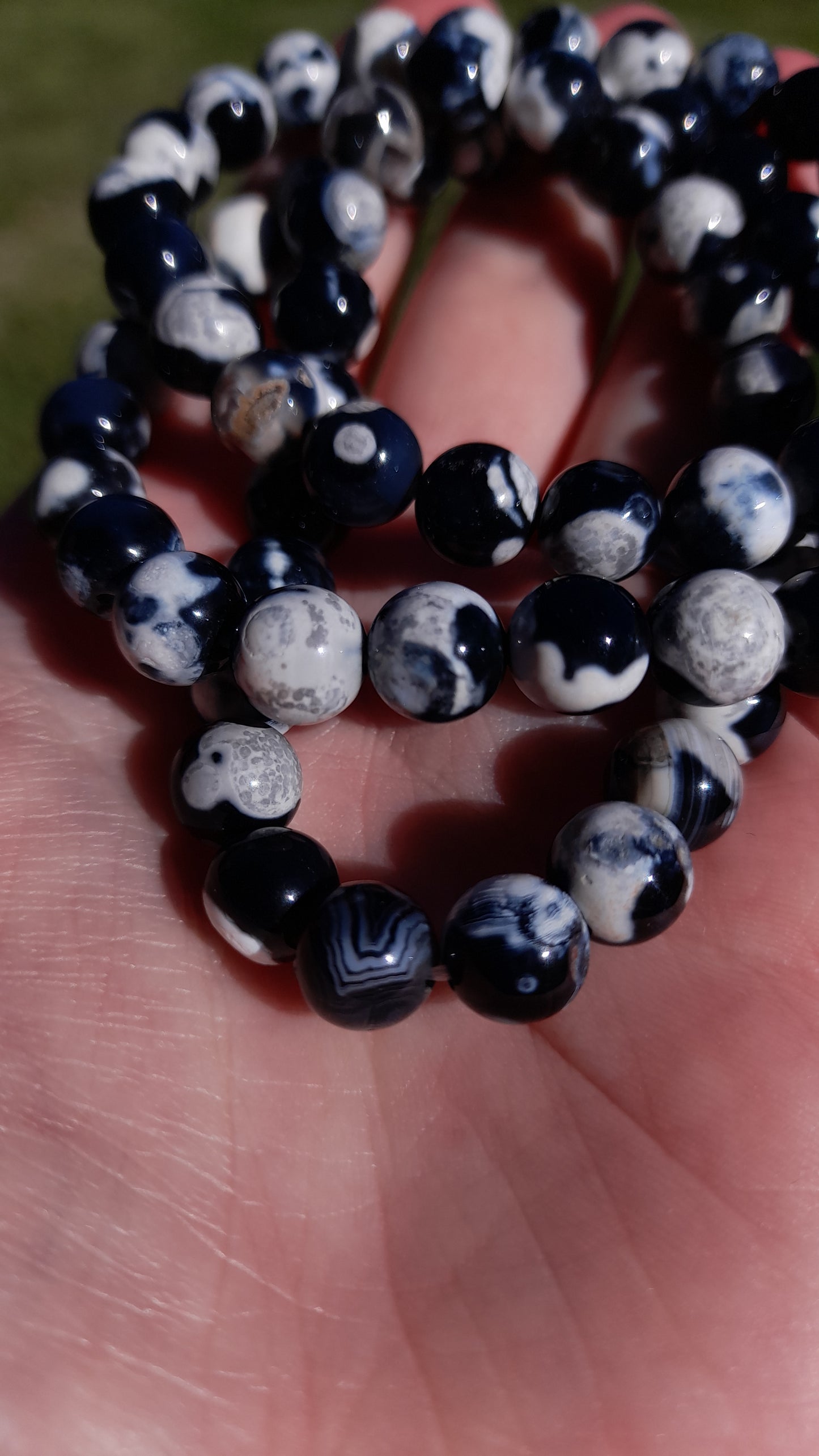 Orca Agate Bracelet