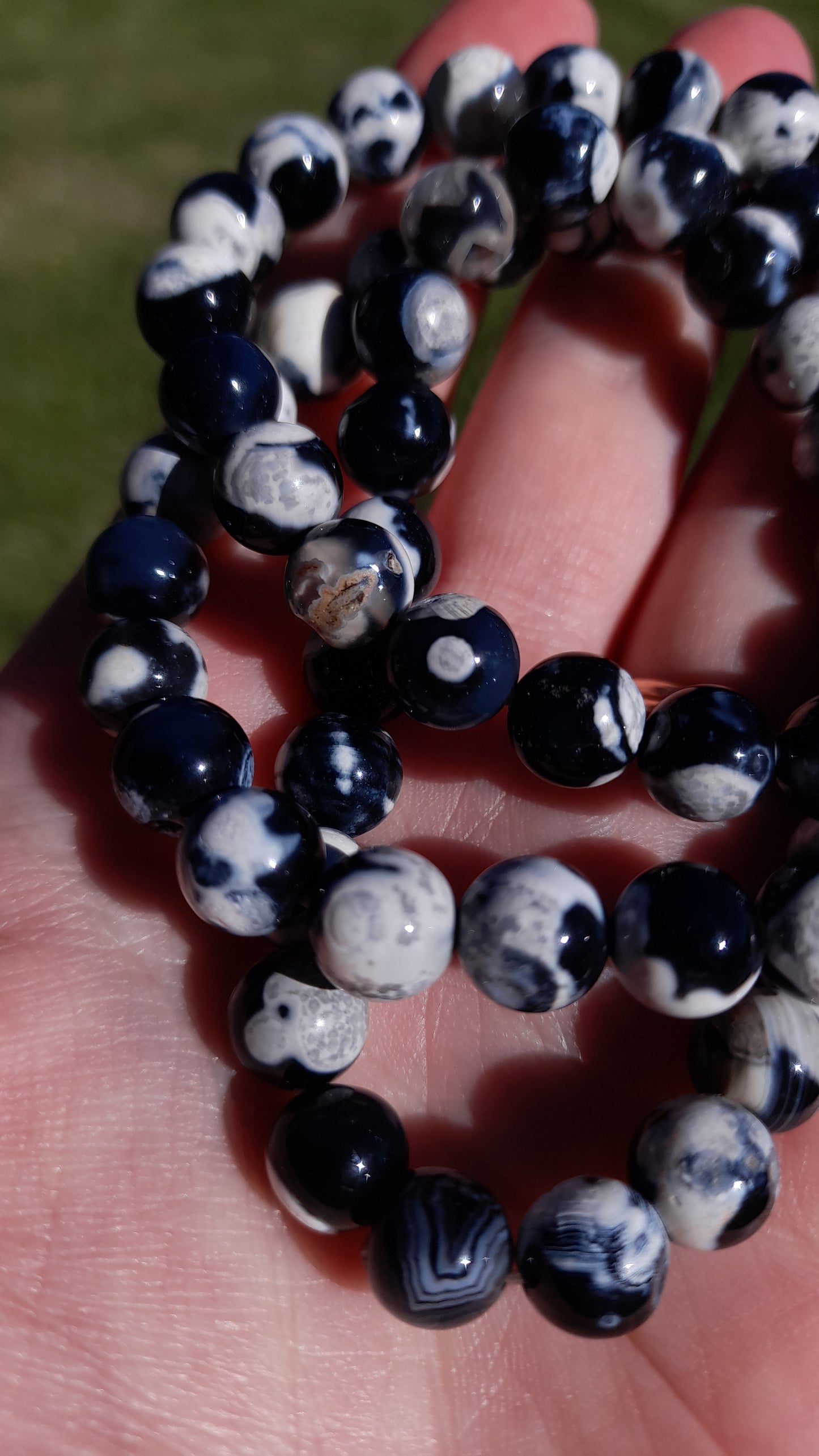 Orca Agate Bracelet