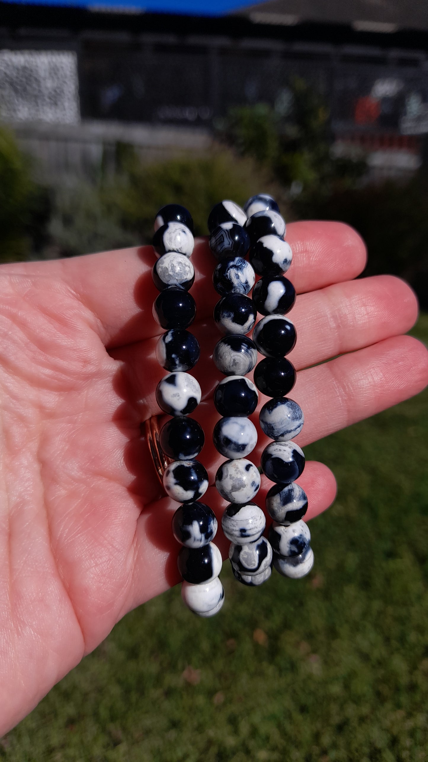 Orca Agate Bracelet