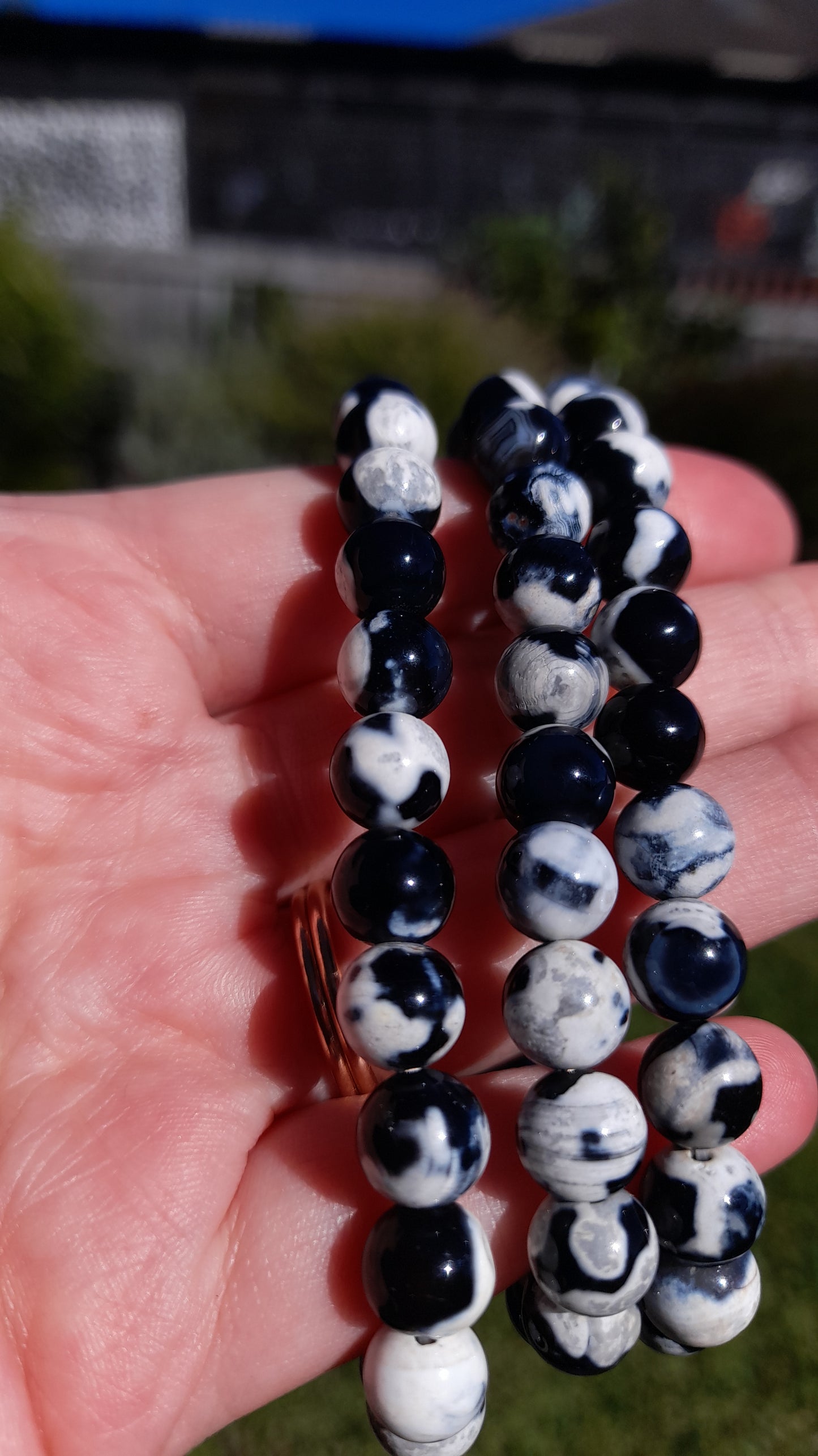 Orca Agate Bracelet
