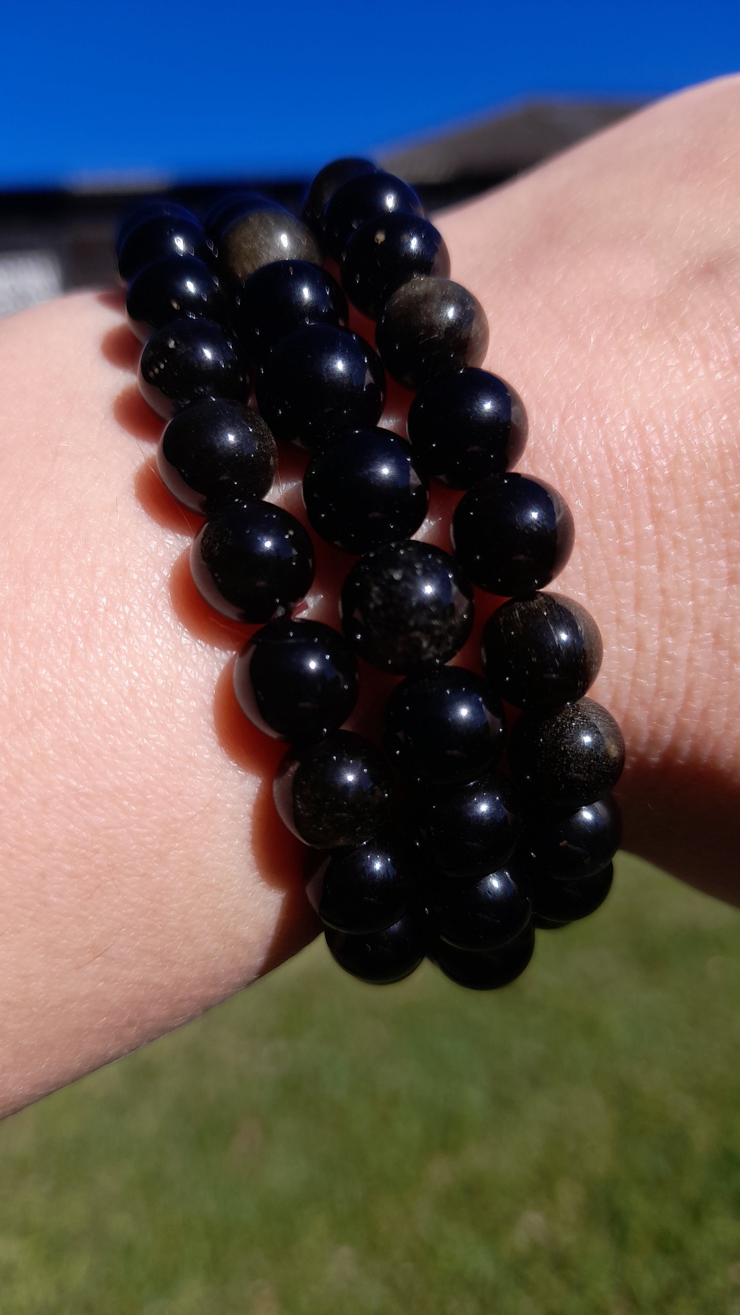 Gold Obsidian Crystal Bracelet - Gold obsidian Australia - Crystal jewellery Australia - Gold Obsidian crystal bracelet sydney