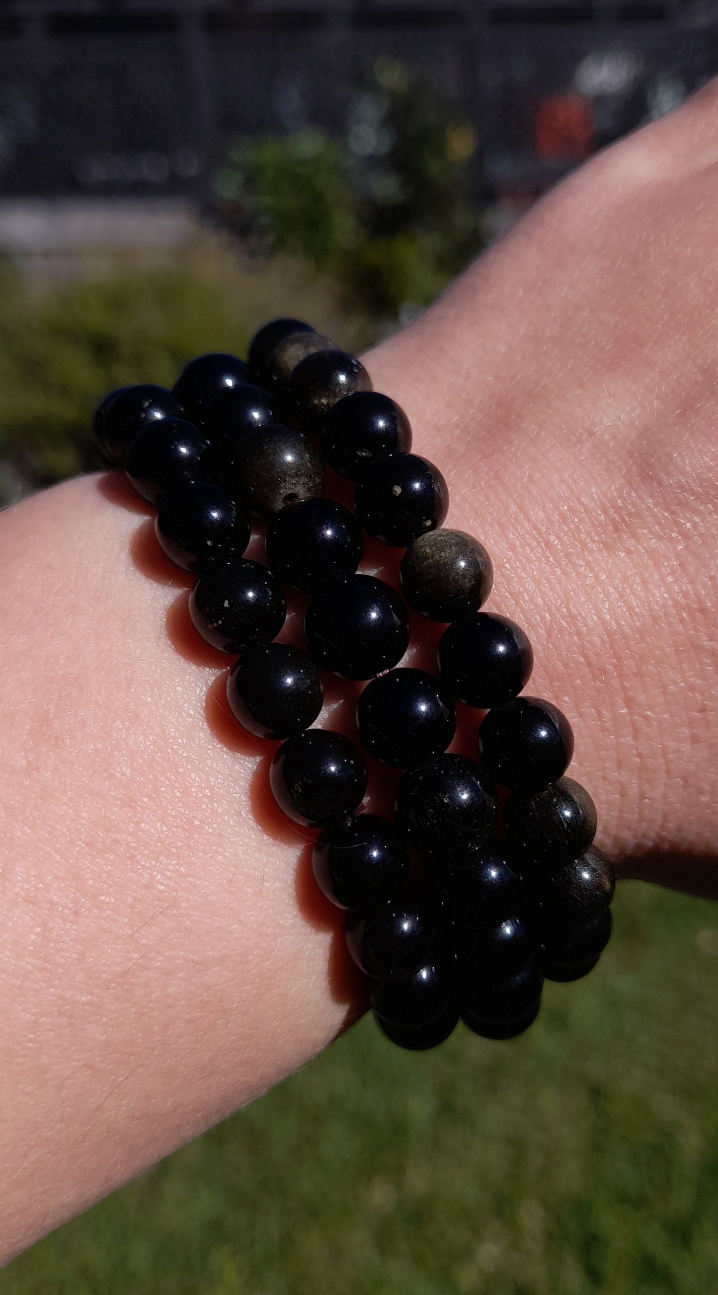 Gold Obsidian Crystal Bracelet - Gold obsidian Australia - Crystal jewellery Australia - Gold Obsidian crystal bracelet sydney