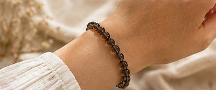 Smoky Quartz Crystal Bracelet