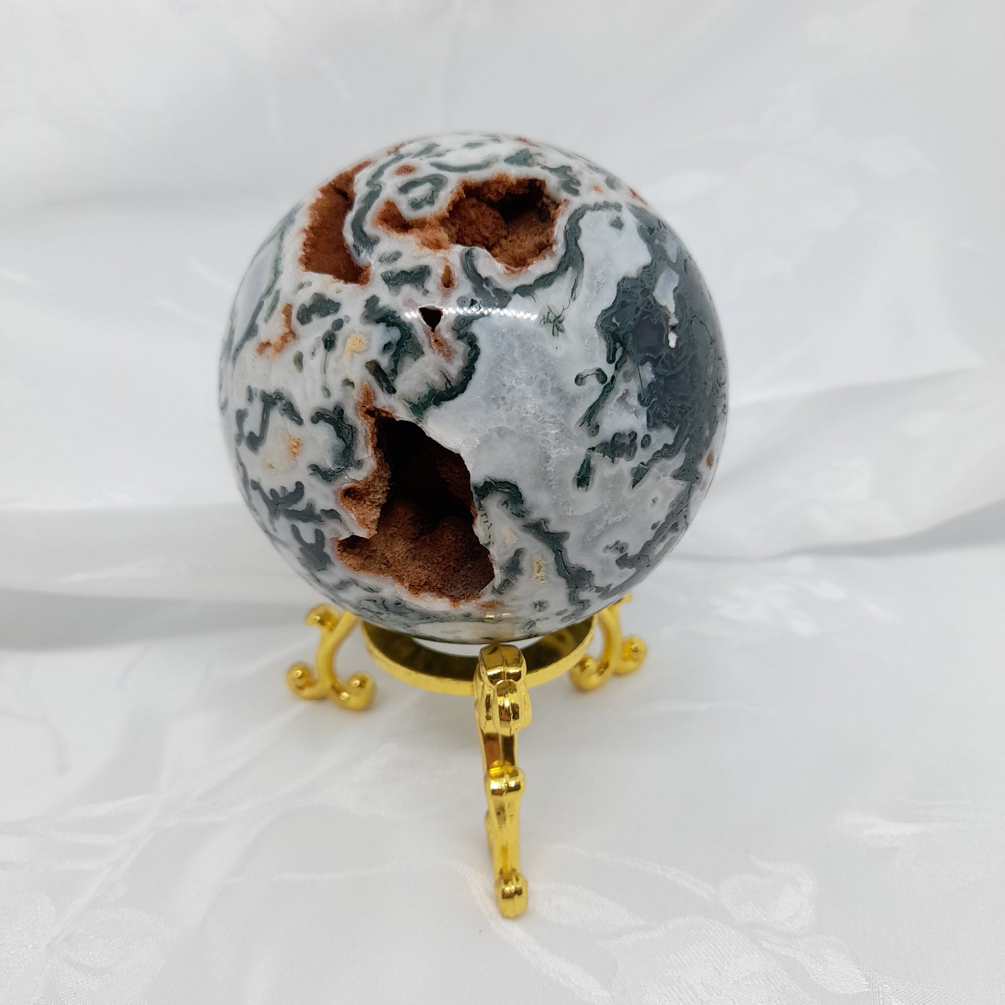 Moss Agate Sphere