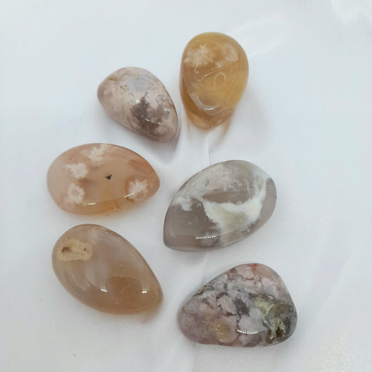 Flower Agate  Crystal Tumble - Flower Agate  Crystal Tumble Australia - Flower Agate  Crystal Tumble Sydney