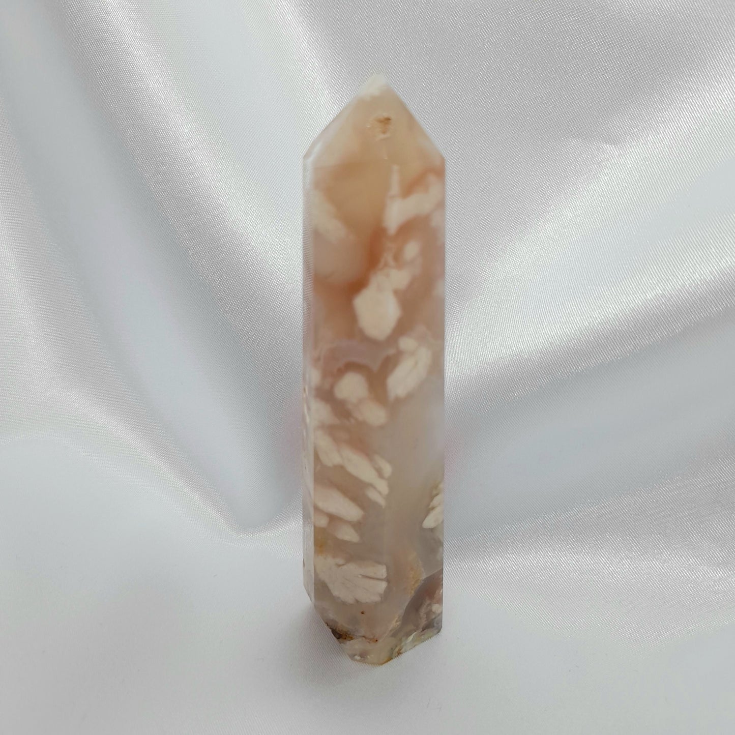 Flower Agate Crystal Point - Flower Agate Crystal Point Australia - Flower Agate Crystal Point Sydney - Flower Agate Crystal Point For Sale