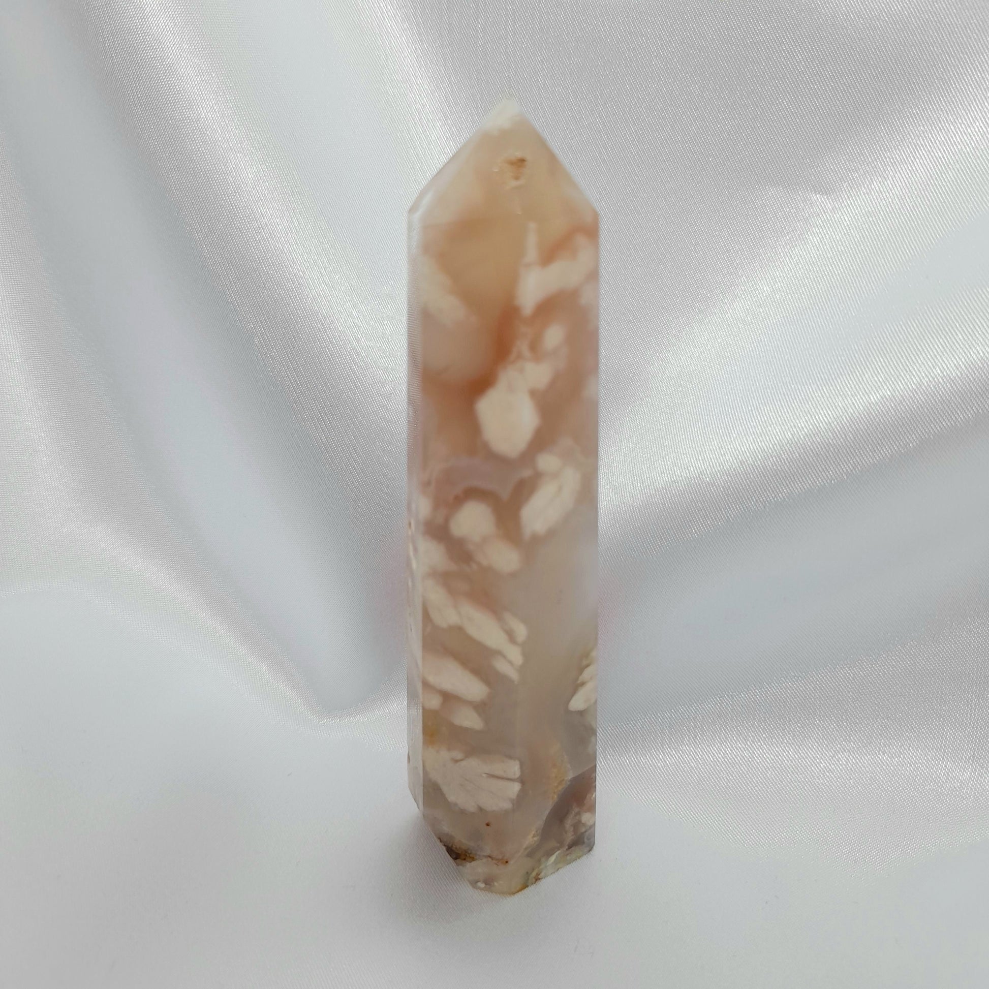 Flower Agate Crystal Point - Flower Agate Crystal Point Australia - Flower Agate Crystal Point Sydney - Flower Agate Crystal Point For Sale