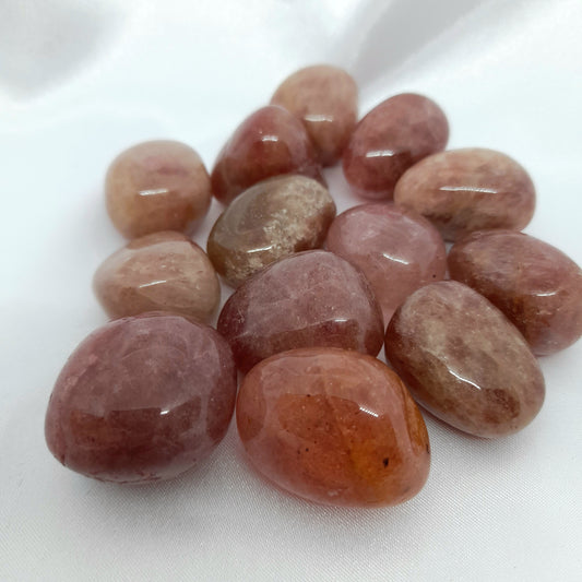 Strawberry Quartz Tumbled Stone Large - Tanzberry quartz | strawberry quartz - Strawberry quartz Crystal - Strawberry quartz Crystal Australia - Strawberry quartz Crystal Online - Strawberry quartz Crystal for sale - Strawberry quartz Crystal sydney - Strawberry quartz Crystal Hornsby