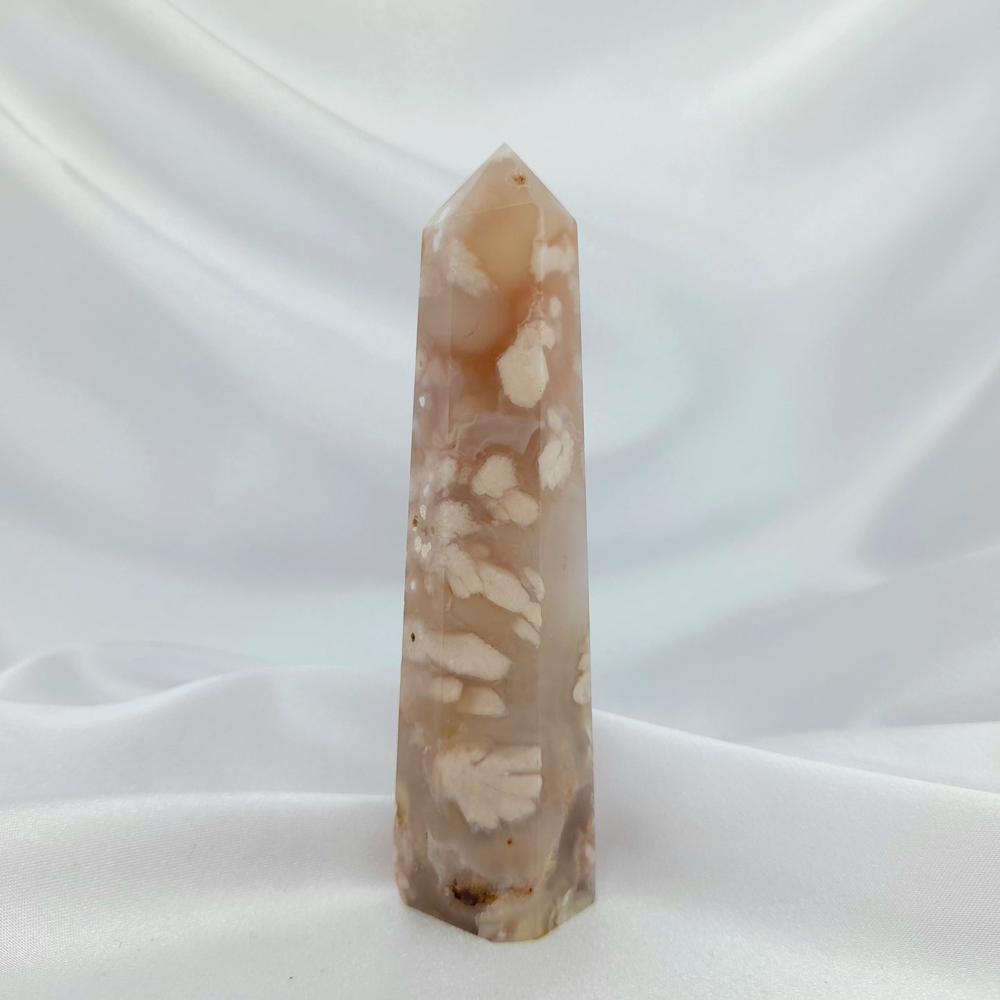 Flower Agate Crystal Point - Flower Agate Crystal Point Australia - Flower Agate Crystal Point Sydney - Flower Agate Crystal Point For Sale