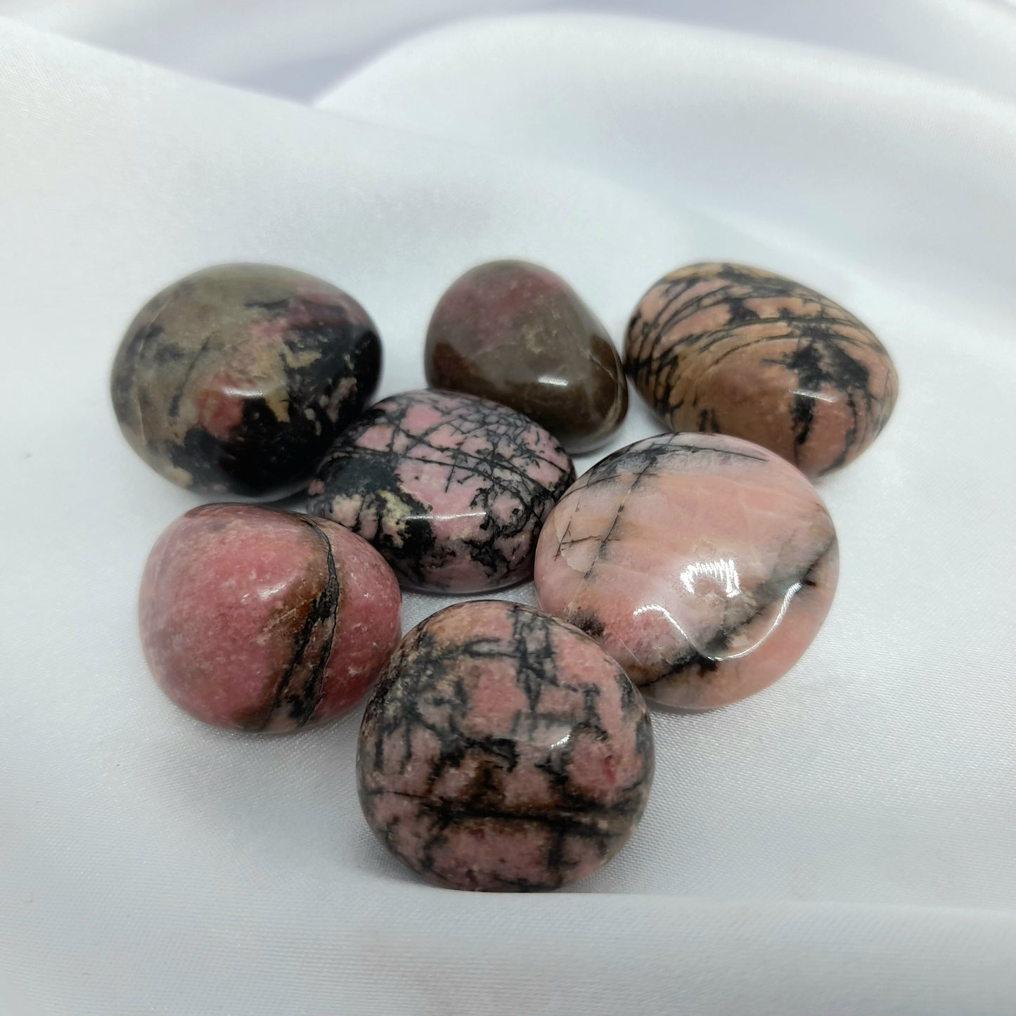 Rhodonite crystal tumble