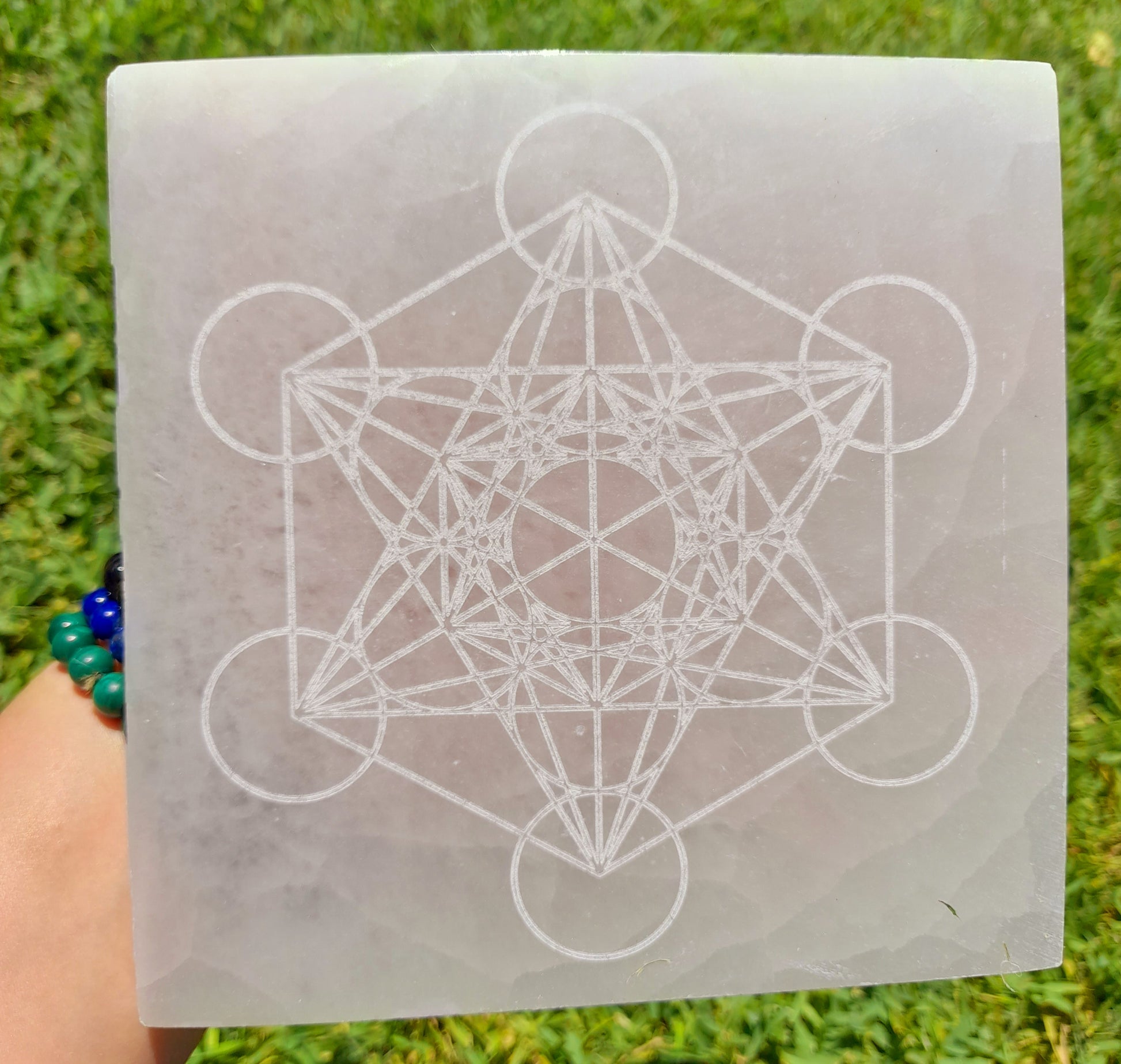 Selenite Cleansing Slab - openmindedjourney