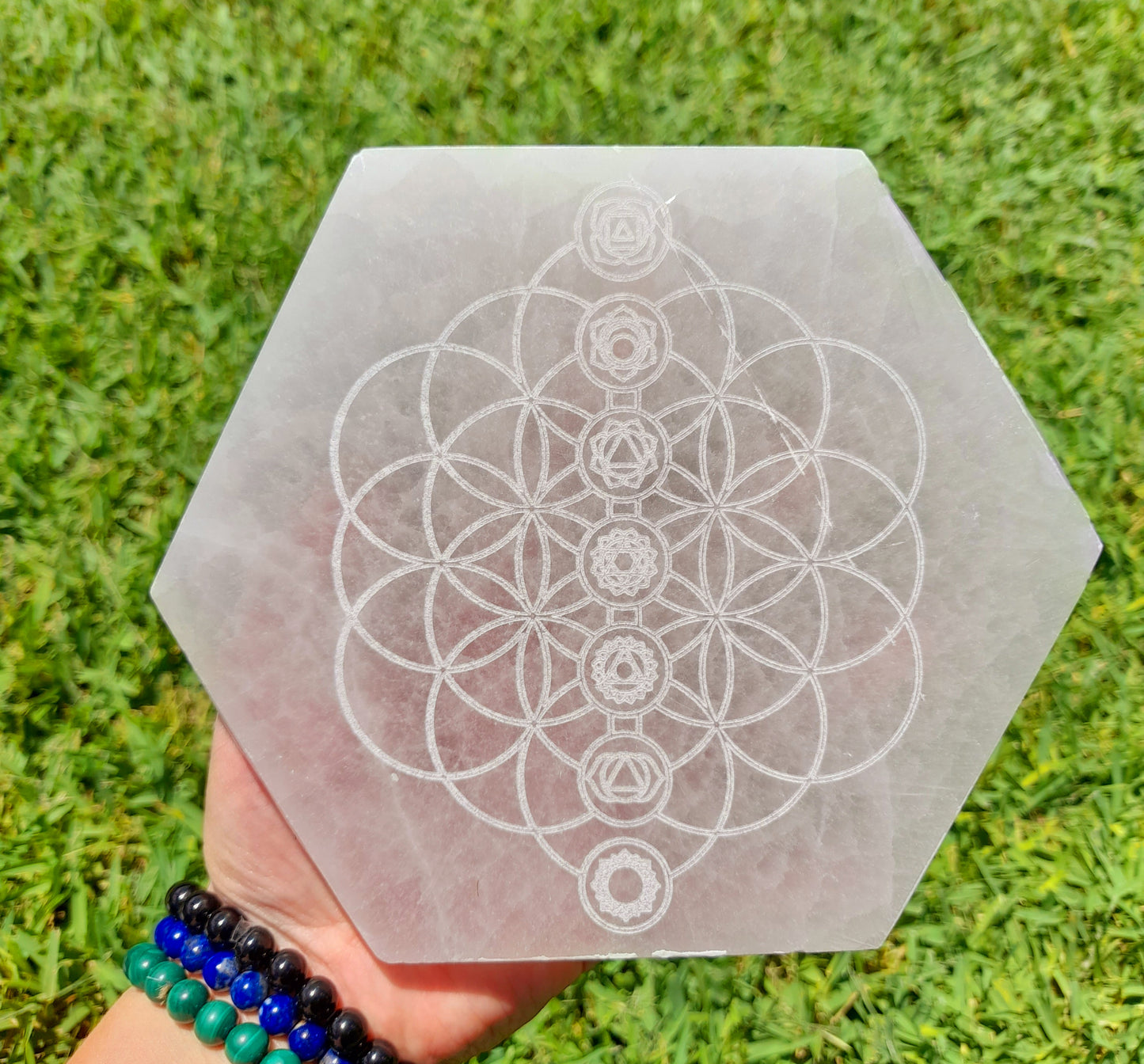 Selenite Cleansing Slab - openmindedjourney