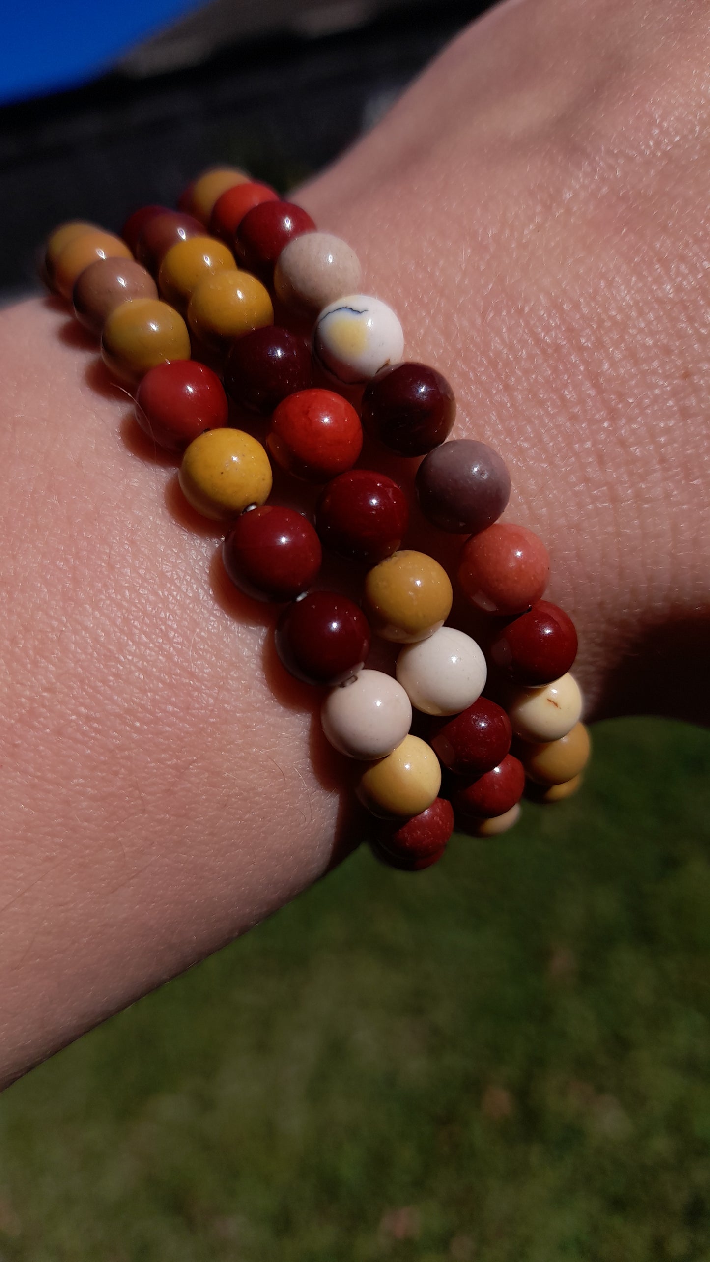 Red crystal | yellow crystal - Mookaite Crystal - Mookaite Crystal for sale - buy Mookaite Crystal - Mookaite Crystal Australia - Mookaite Crystal sydney - Mookaite Australia - Mookaite bracelet - Mookaite crystal bracelet