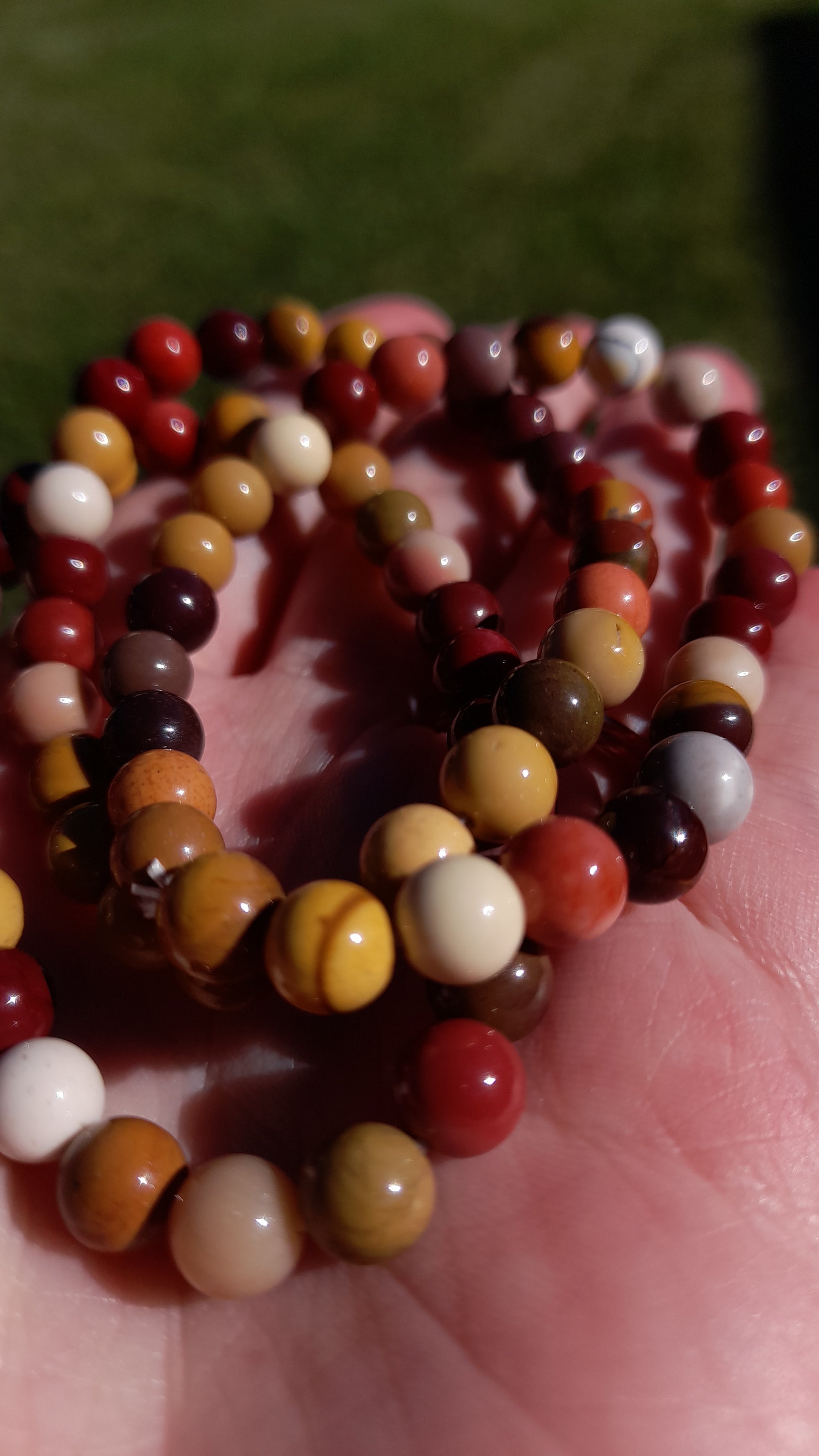 Red crystal | yellow crystal - Mookaite Crystal - Mookaite Crystal for sale - buy Mookaite Crystal - Mookaite Crystal Australia - Mookaite Crystal sydney - Mookaite Australia - Mookaite bracelet - Mookaite crystal bracelet