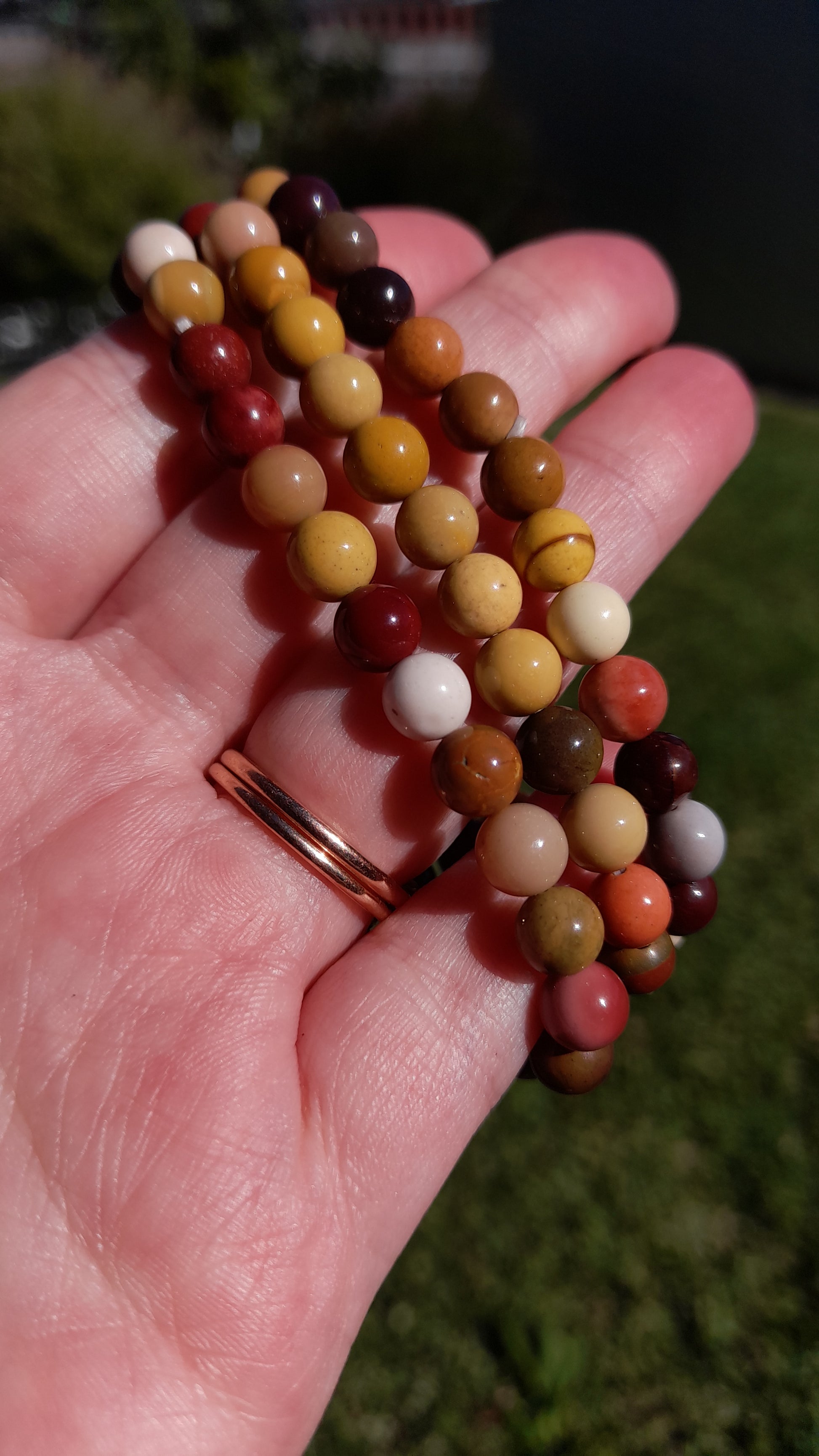 Red crystal | yellow crystal - Mookaite Crystal - Mookaite Crystal for sale - buy Mookaite Crystal - Mookaite Crystal Australia - Mookaite Crystal sydney - Mookaite Australia - Mookaite bracelet - Mookaite crystal bracelet