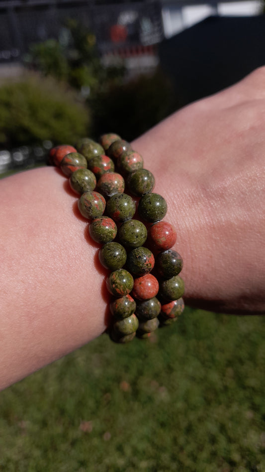 Unakite Bracelet