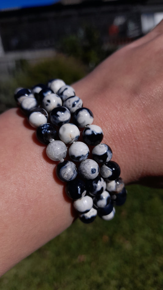 Orca Agate Bracelet