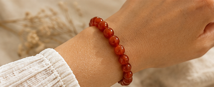 Carnelian Crystal Bracelet