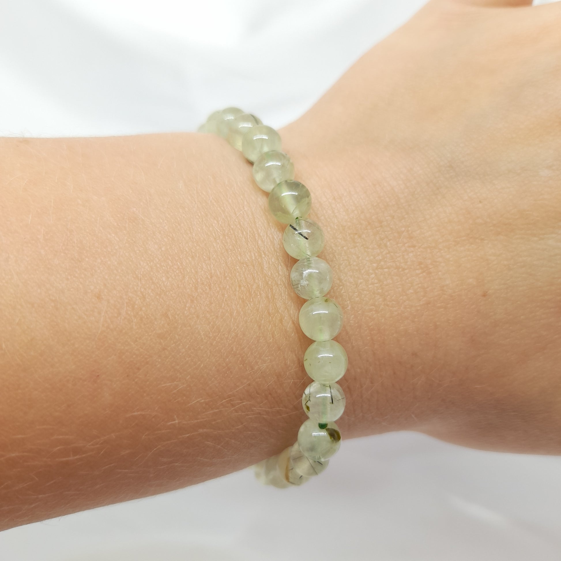 Prehnite Bracelet - openmindedjourney