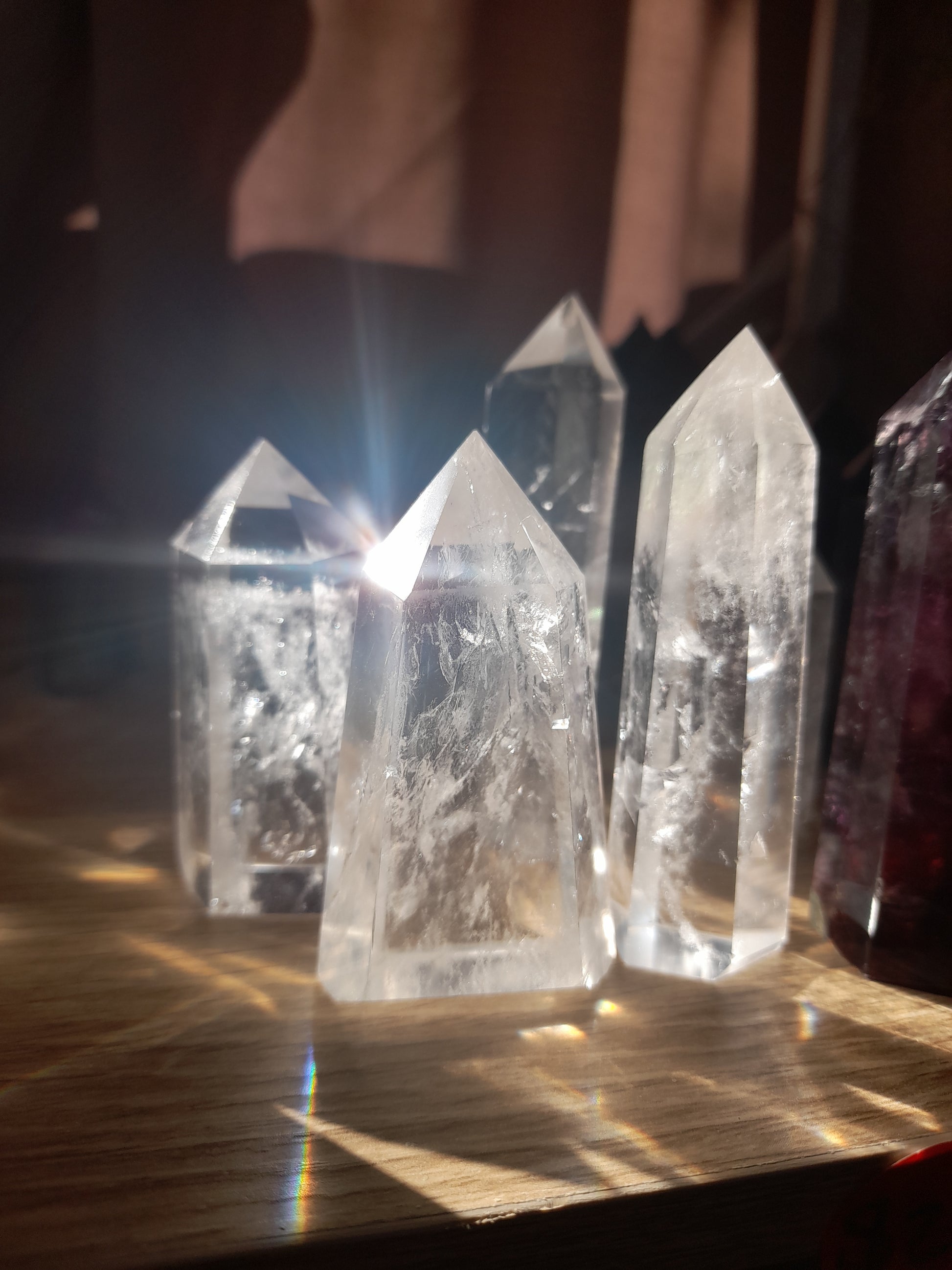 Clear Quartz Crystal Points