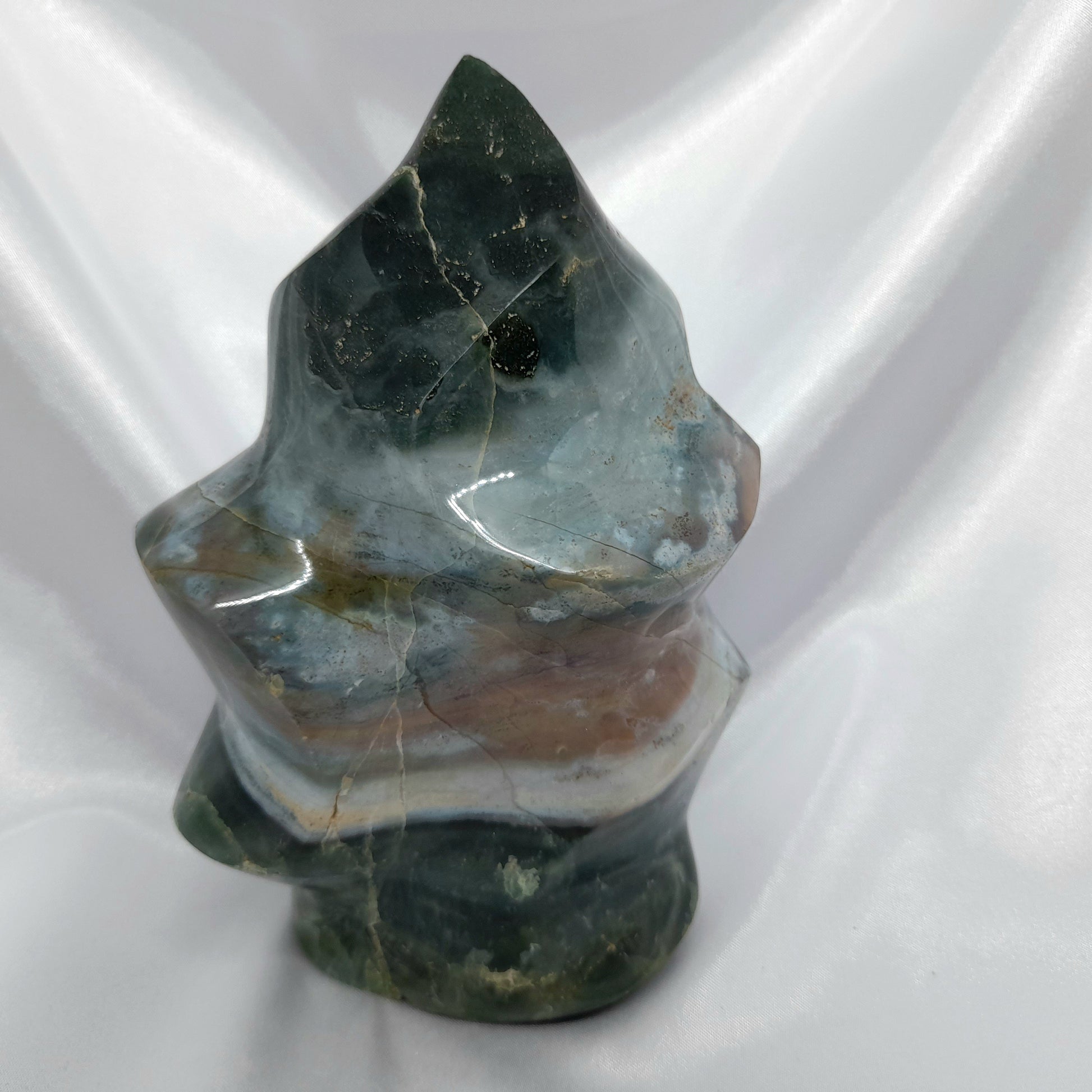 Ocean jasper crystal Australia - Green Ocean jasper crystal Australia