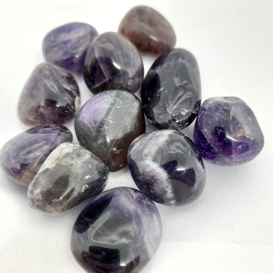 Amethyst Tumble Crystal - Natural Tranquilizer for Peaceful Sleep, Anxiety Relief, and Calming Effects 