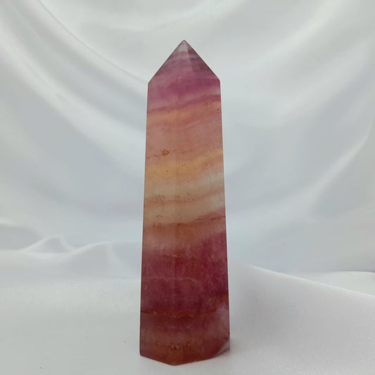 Pink Fluorite Tower